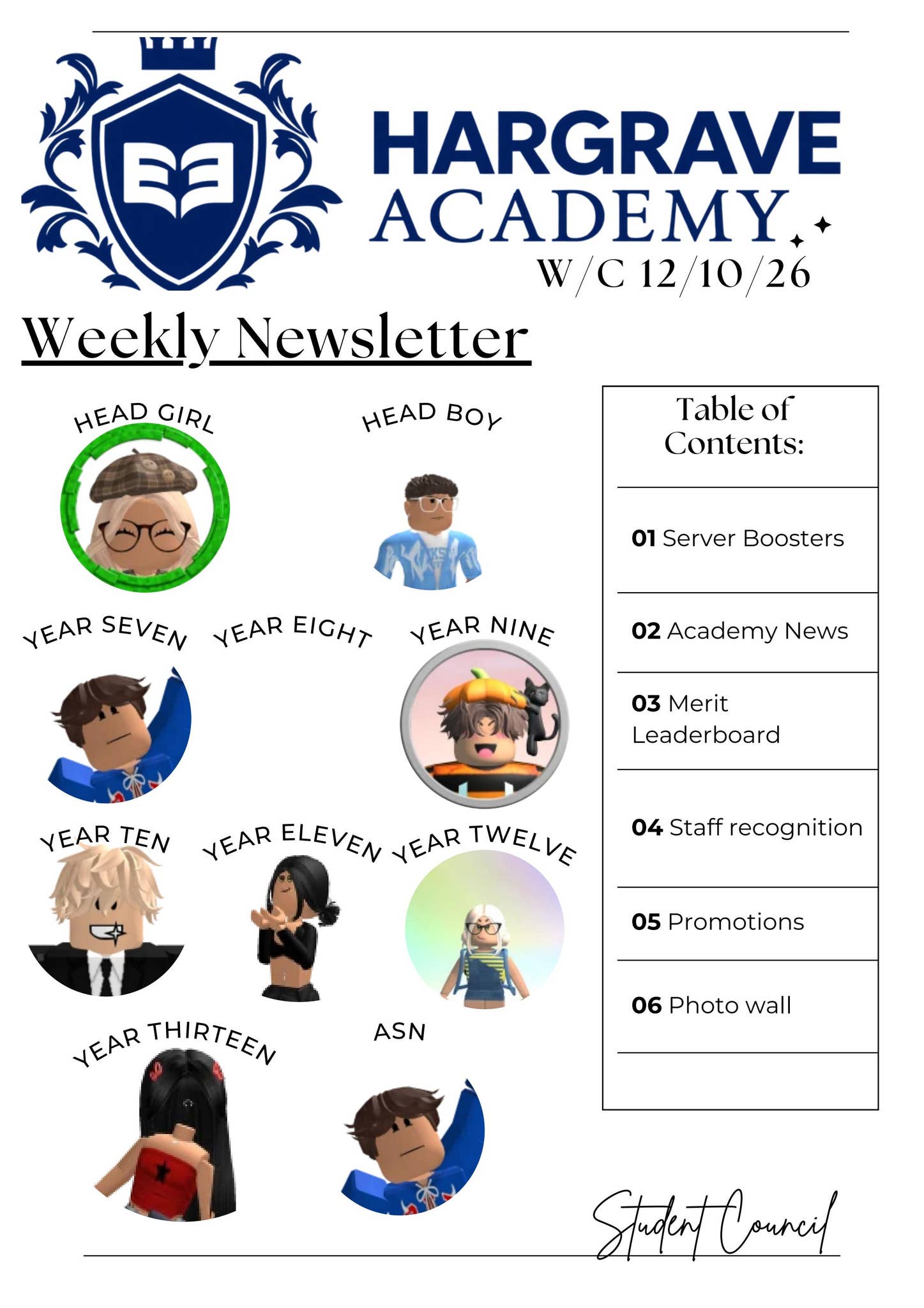 Hargrave’s Weekly Newsletter! by Jessica - Issuu