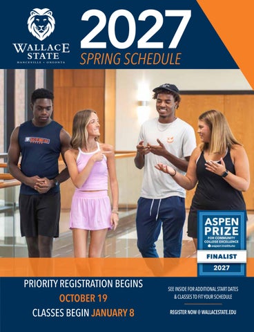 Spring 2027 Schedule