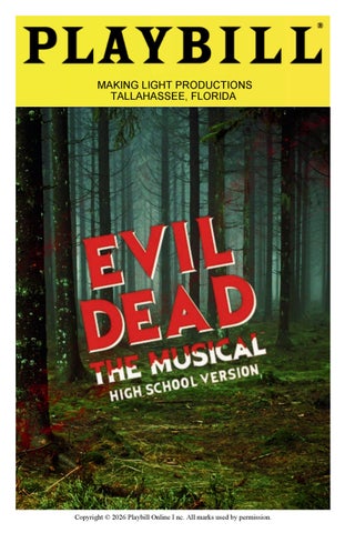 Evil Dead the Musical High School Version