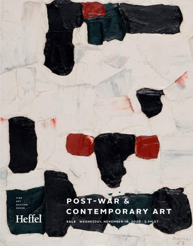 Post-War & Contemporary Art Catalogue 