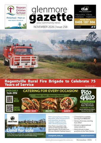 GLENMORE GAZETTE NOVEMBER 2026