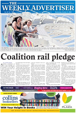 The Weekly Advertiser – Wednesday, October 21, 2026