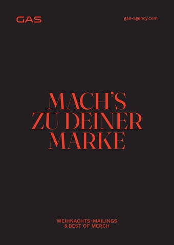 GAS Merch Weihnachtsfolder 2026