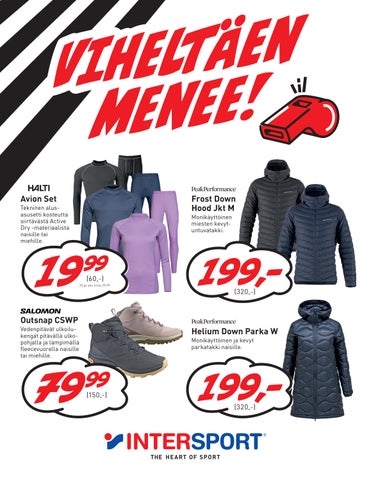 Intersportissa Viheltäen Menee!