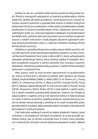Politicke a pravni aspekty prezidentskeho ustavniho a volebniho inzenyrstvi v Africe Fiala Vlastimil 第 18 页