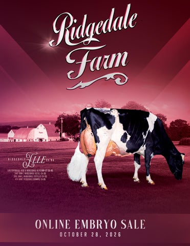 Ridgedale Farm Online Embryo Sale