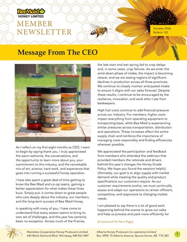 October 2026 Member Newsletter 