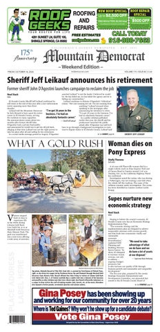 Mountain Democrat: Friday, October 16, 2026 by mcnaughtonmedia - Issuu