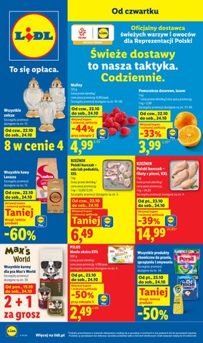 Lidl gazetka od 22.10 do 24.10.2026