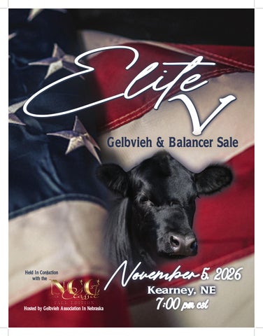 ELITE V GELBVIEH & BALANCER SALE