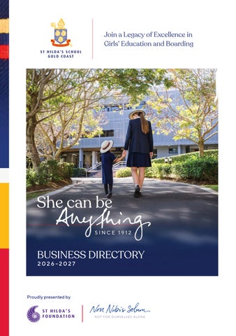 St Hilda’s Foundation Business Directory 2026-27