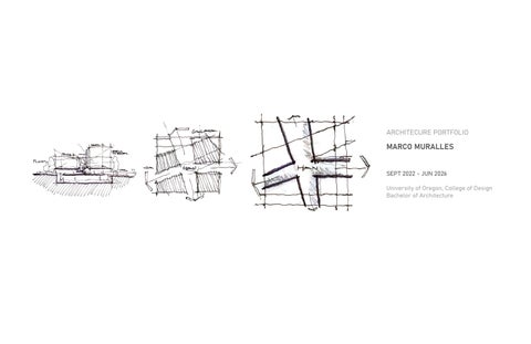 Architecture Portfolio | Marco Muralles 