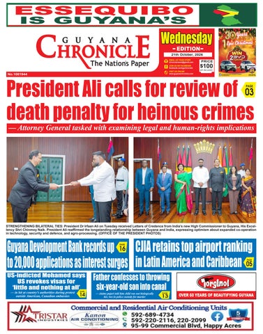 Guyana Chronicle E-Paper 21-10-2026