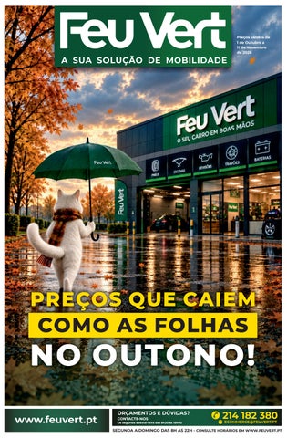 Folheto Feu Vert - Válido de 22 de outubro a 11 de novembro