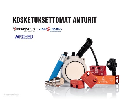 Anturi × Koneturva tuotealue-esite 2026 | OEM Finland Oy 第 14 页
