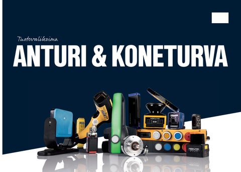 Anturi & Koneturva tuotealue-esite 2026 | OEM Finland Oy