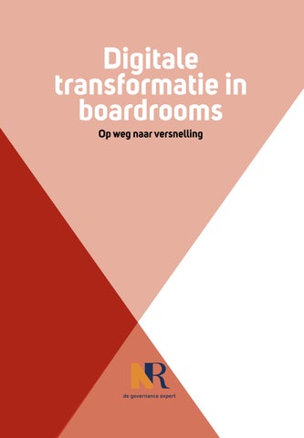 Pubicatie Digitale transformatie in boardroom