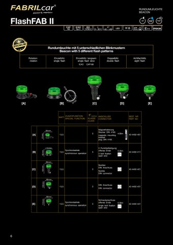 Fabrilcar Warning Lamps 2026 第 6 页