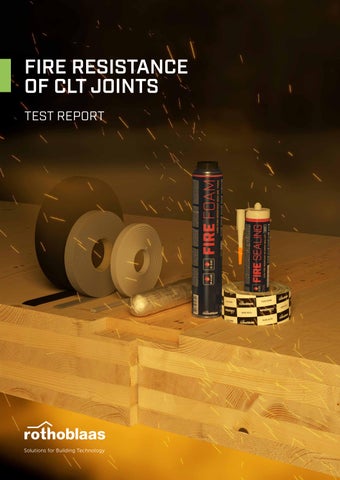 FIRE RESISTANCE OF CLT JOINTS