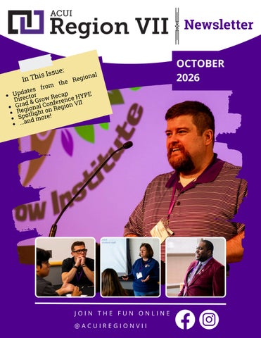 ACUI Region VII Newsletter - October 2026