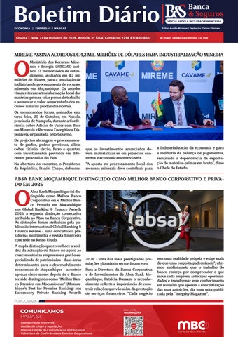 BOLETIM BANCA & SEGUROS 21.10.2026