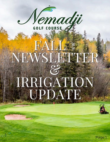 Nemadji Golf Course Fall 2026 Newsletter