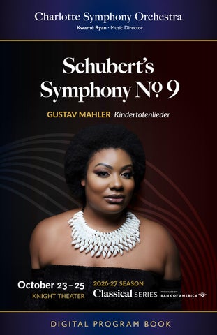 CSO Schubert Symphony 9 - program 10-23-26