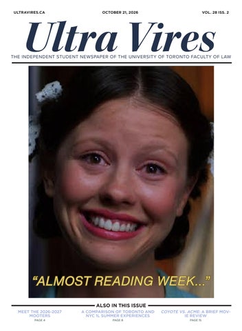Ultra Vires Volume 28 Issue 2 - October 2026