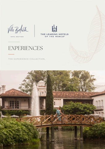 Experiences Catalogue Villa Bokéh 