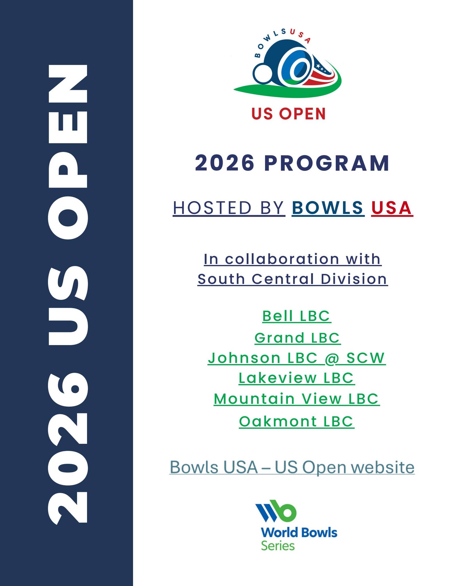 Programs Like Indesign 2026 US OPEN PROGRAM - Final by Bowls USA - Issuu