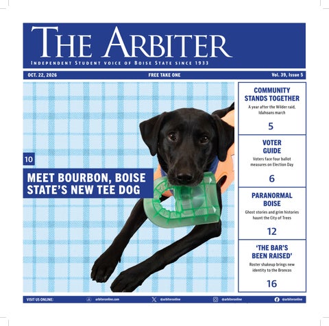 The Arbiter Vol. 39, Issue 5
