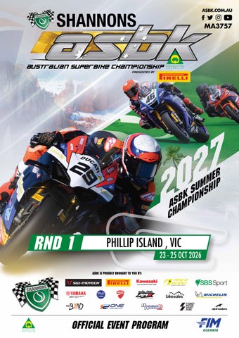 2027 Australian Superbike Championship: round one, Phillip Island