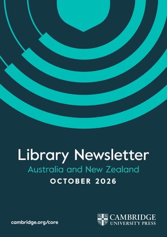 ANZ Library Newsletter October 2026
