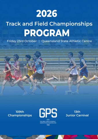 2026 T&F Championships Program