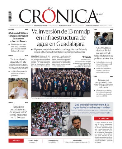 La Crónica de Hoy 22-10-2026