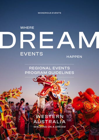 Regional Events Program Guidelines 2026