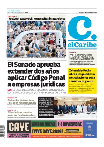 elCaribe 22 octubre 2026
