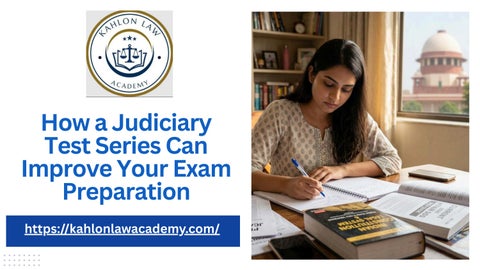 How a Judiciary Test Series Can Improve Your Exam Preparation