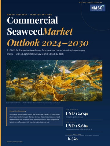 Commercial Seaweed Market: Global Trends & Growth Forecast