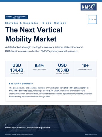 Elevator & Escalator Market: Industry Trends & Growth Outlook