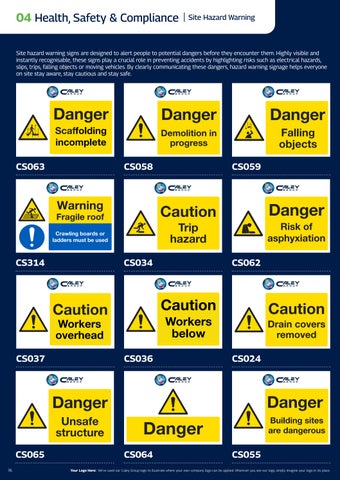 The Caley Group - Construction Signage 第 16 页