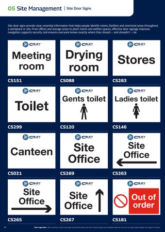 The Caley Group - Construction Signage 第 20 页