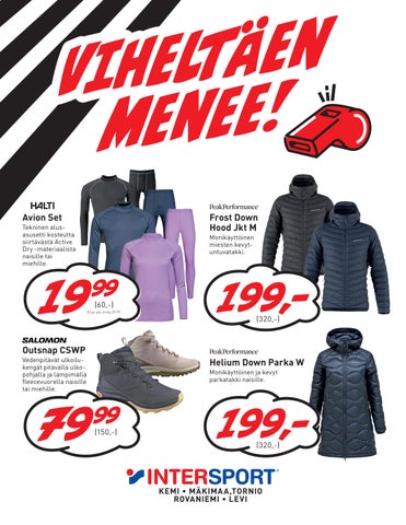 Intersportissa Viheltäen Menee!