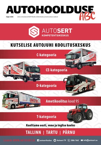 Autohoolduse ABC - Sügis 2026
