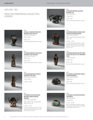Asian Art II × 日本 Works of Art | 11th November 2026 第 6 页