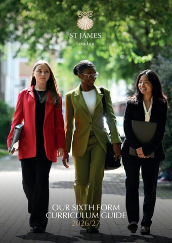 St James London Sixth Form Curriculum Guide 2026/27