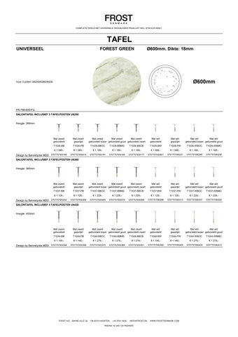 全集 tafels met universele tafelbladen - Prijselijst 2026-1 NL EUR 第 19 页