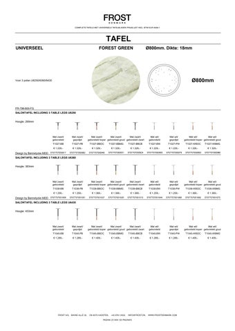 全集 tafels met universele tafelbladen - Prijselijst 2026-1 NL EUR 第 23 页