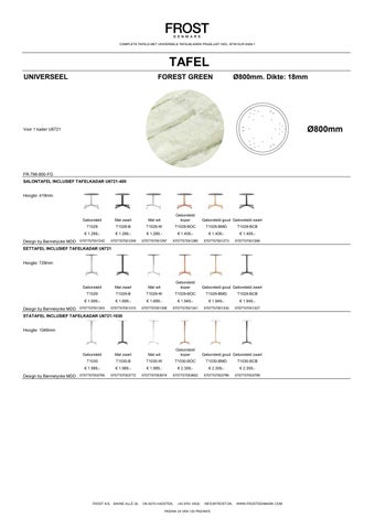 全集 tafels met universele tafelbladen - Prijselijst 2026-1 NL EUR 第 24 页