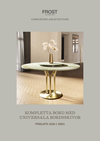 Kompletta bord med universala bordsskivor - Prislista 2026-1 SE SEK 第 1 页